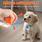 Labeol 2.6” Heavy Duty Squeaky Balls for Dogs 6 Pack Puppy Chew Toys for Teething TPR Fetch Spike Dog Balls Dog Chew Toys for Small and Mideum Breed