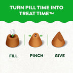 Greenies Pill Pockets for Dogs Large Size, Soft Dog Treats, Chicken Flavor, (6) 7.9 oz. Pouches (180 Treats Total)