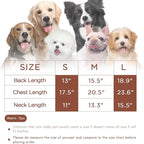 Dog Sweater for Small Medium Dogs & Cats, Classic Turtleneck Knitted Striped Pet Sweater, Warm Winter Soft Christmas Outfit for Boy & Girl Dogs, Large
