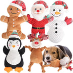 Dog Squeak Toys for Small, Medium & Large Dogs, Tough Chew Toy for Teething & Chewing, Durable Interactive Puppy, 5-Pack