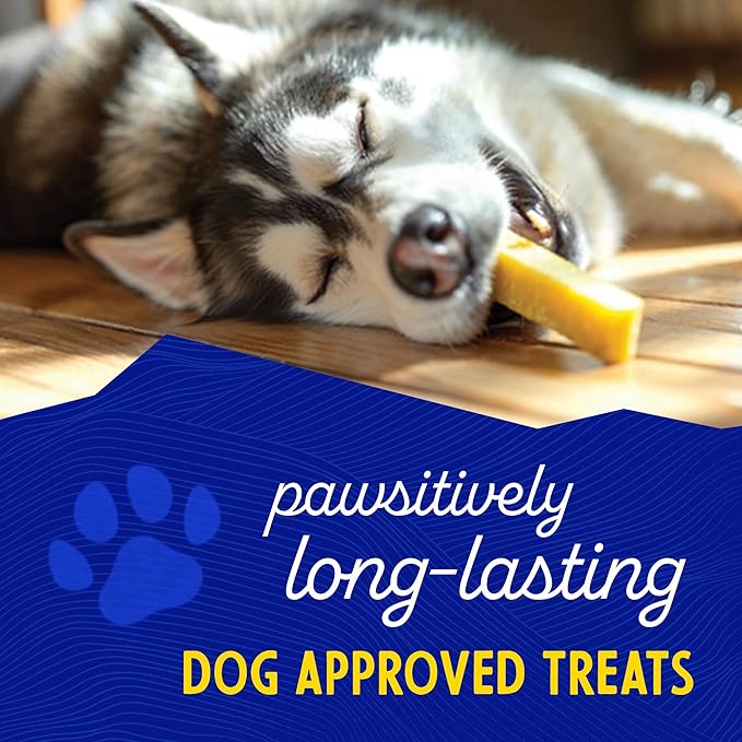 Himalayan Dog Chew Original Yak Cheese Dog Chews,100% Natural, Long Lasting, Gluten Free, Healthy & Safe Canine Treats, Lactose & Grain Free, Protein Rich, Mixed Sizes, Dogs 65 Lbs & Smaller, 4 Count