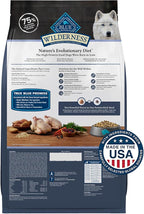 Blue Buffalo Wilderness High-Protein Natural Dry Food for Senior Dogs, Chicken Recipe, 13-lb. Bag