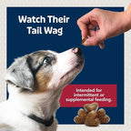 Blue Buffalo Bits Natural Soft Moist To Go Dog Training Treats Beef Recipe 1-oz Bags (Pack of 12)