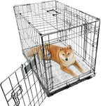 Dog Bed Crate Mat(36" X 23"), Soft Plush Dog Bed Pad Machine Washable Crate Pad, Dog Sleeping Mat with Anti Slip Bottom