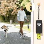 Dog Poop Bag Dispenser, Wall Mounted Dog Poop Bag Holder, Pet Waste Bag Dispenser Indoor ＆ Outdoor, Includes 60 Bags