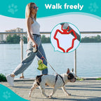 Dog Poop Bag Dispenser Wall Mount with 2Pcs Holders, Magnetic Door Closure,Metal,Corrosion-resistant,High Capacity,Suitable for Indoor, Outdoor, Parks, Beaches, Courtyards, Excluding bag rolls