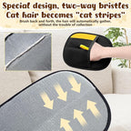 2PCS Pet Hair Remover Gloves, Electrostatic Pet Hair Removal Gloves for Cats & Dogs, Reusable Double Sided Pet Hair Remover,Versatile Grooming Gloves for Washing, Deshedding, Grooming