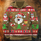 HOTYD Mens Western Aztec Sweatshirts Long Sleeve Fall Fashion Drawstring Pullover Vintage Graphic Cowboy Hoodie for Men