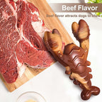 PETSTA Indestructible Dog Toys for Aggressive Chewers, Extreme Tough Dog Toys for Large Dogs, Real Beef Flavored, Dog Bone for Medium/Large Dogs Breed