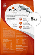 Nulo Frontrunner Ancient Grains High-Protein Dog Food, Turkey, Trout & Spelt Recipe- Natural Dry Dog Food with Probiotics, Grain-Inclusive Kibble for Adult Dogs, 5 lb Bag