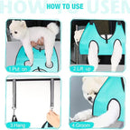 Dog Grooming Hammock - Upgrade Pet Grooming Harness for Nail Trimming (S 30lb), Dog Sling for Nail Clipping, Dog Hanging Holder Hanger for Cutting Nail with Nail Clippers