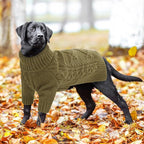ASENKU Knitted Dog Sweater, Pullover Big Thermal Dog Winter Sweater, Turtleneck Doggy Sweaters for Large Medium Dogs Boy Girl, Warm Pet Sweaters Outfit Border Collie,Pit Bull,Golden Retriever,M