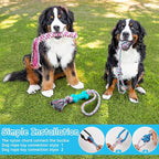 Aitmexcn Flirt Pole for Dogs Chase and Tug of War, Interactive Dog Toys for Large Medium Small Dogs, Dog Enrichment Toys with Rope Chewing Toys for Outdoor Training Playing Exercise