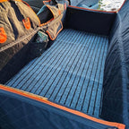 Dog Mat for Back Seat Extender, Non-slip Dogs Rug for Car Back Seat Cover with Hard Bottom, Waterproof Pet Protector Pad Fit Dog Hammock, Pet Backseat Cushion for Car, SUV, Truck. (51" x 24") (L).