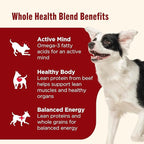 Nutrish Real Beef & Veggies Recipe Whole Health Blend Chunks in Gravy Wet Dog Food, 13 oz. Can, 12 Count, Packaging May Vary (Rachael Ray)
