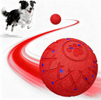 Interactive Dog Toys Dog Ball,Durable Motion Activated Automatic Rolling Toys for Medium/Large Dogs,Automatic Moving, Bouncing,and Rotating,E-TPU Material, IP54 Waterproof (Red)