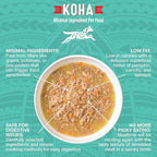 KOHA Pure Shreds Duck Entrée for Dogs, 12.5oz Cans (Pack of 12)