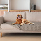 gogobunny 3X Stronger Waterproof Pet Blanket, Scratch Proof Furniture Protector for Dogs Cats, Reversible Cover 30x70 Inch, Dark Stone