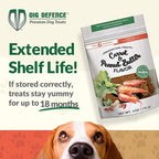 Dig Defence Premium Dog Treats - Carrot & Peanut Butter Gourmet Healthy Dog Treats, All-Natural Ingredients Training Treats for Dogs, 6-Pack