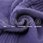 Dog Sweaters for Small Dogs Male Female Pet Knitwear Classic Puppy Warm Pullover Turtleneck Cold Weather Clothes for Chihuahua(GrayishBlue, XS)