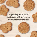 Cloud Star Wag More Bark Less Crunchy Grain Free Dog Treats, Peanut Butter & Apples, 2.5 lbs. Bag