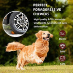 [4 Pack]E-TPU Dog Balls, 3.15'' Indestructible Tennis Balls for Dogs, Durable Bouncy Dog Toys for Aggressive Chewers, Teething Cleaning Chew Toys, Water Toy Fetch Ball for Large Medium Dog and Puppies