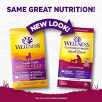 Wellness Complete Health Dry Dog Food, Small Breed, Grain Free, Natural, Turkey, Chicken, & Salmon Recipe (11-Pound Bag)