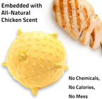 Playology Dog Toys | Puppy Toy Plush Sensory Ball for Dogs and Puppies for Dogs and Puppies | Jumbo Chicken Scented Toy - Easy to Clean and Made from Non Toxic Materials