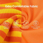 IECOii 2 Pack Extra Large Dog T-Shirt,Breathable & Lightweight Dog Tshirts Vest for Summer Wearing -Fade-Resistant, Easy to Put On – Machine Washable,Fit for Doberman Great Dane,Orange+Stripes,4XL