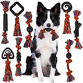 BINGPET Cotton Rope Toys 8 Pack - Interactive Dog Toys for Small Medium Dogs, Puppy Chew Toys, Teething, Tug of War, Training