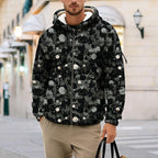 Men's Camouflage Hunting Fleece Lined Hoodie Camo Jackets Zip Up Long Sleeve Casual Winter Coats Hood Outerwear