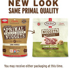 Primal Freeze Dried Raw Dog Food Nuggets, Lamb, Complete & Balanced Meal, Also Use as Topper or Treat, Premium, Healthy, Grain Free, High Protein Raw Dog Food, 5.5 oz
