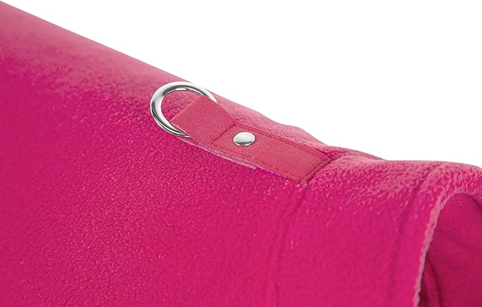 Gooby Fleece Vest Dog Sweater - Pink, Large - Warm Pullover Fleece Dog Jacket with O-Ring Leash for Small to Medium Dogs