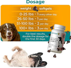 1TDC WorksSoWell Dual Action Joint Supplement for Dogs & Cats - Hip and Joint Supplement for Large Breed & Small Breed - Also Great for Oral Health - Muscle & Stamina Recovery & Arthritis - 120ct