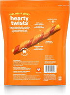 Hartz Oinkies Hearty Twists with Real Chicken & Sweet Potato Rawhide-Free Dog Treats, Highly Digestible Dog Chews, 24 Count