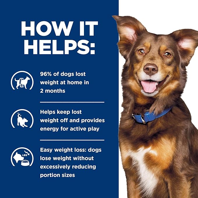 Hill's Prescription Diet Metabolic Weight Management Chicken Flavor Wet Dog Food, Veterinary Diet, 13 oz. Cans, 12-Pack