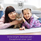 SILVER GRADE Teeth & Gum Dog Breath Spray for Pets Mouth – Cat Dental Care with Silver – Dog Breath Freshener Helps with Tartar & Caries – Plaque Remover for Daily Use – 4 Oz