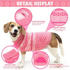 SCENEREAL Dog Sweaters for Medium Sized Dogs - Soft, Warm Turtleneck Pullover Fall Winter Dog Clothes, Knitted Argyle Dog Christmas Outfits, Ugly Pet Clothing for Boy Girl Puppy