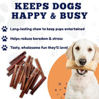 Amazing Dog Treats - 6 Inch Medium Size Bully Sticks (20 Count) - Bulk Bully Sticks for Dogs - No Hide Bully Stick Dog Bones