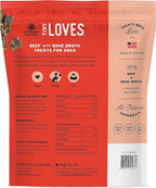 Farmland Traditions Tiny Loves Jerky Trainer Treats for Dogs w/Bone Broth (Beef, 32 oz.)