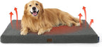 Bedsure Self Warming Dog Beds Large Sized Dog - Extra-Large Puppy Bed with Removable Washable Cover, Orthopedic Egg Crate Foam Pet Mat, Suitable for Pet Up to 100 lbs