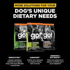 Go! Solutions Skin + Coat Care, Dry Dog Food, Large Breed Puppy Salmon Recipe with Grains, 25 lb Bag