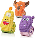 Dog Toy Pack for Large Dogs, (3-Pack) Stuffless Dog Toys for Aggressive Chewers, Extra Long Durable Squeaky Dog Toy, Dog Puzzle Toy for Small, Middle, Large Breed