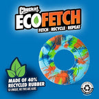 Chuckit! EcoFetch Flyer Rubber Dog Toy, Medium (8 Inch Diameter) Pack of 1, for Breeds 20-60 lbs