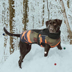 IECOii Extra Warm Dog Coat - Reflective Adjustable Jacket for Cold Weather, Soft Fleece Turtleneck Winter Coat for Small to Extra Large Dogs
