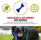Tuff Pupper SuperChewy Tough Dog Bone Toy | Lifetime Replacement | Strong Natural Rubber | Great Dog Fetch Toy | Chew Toys for Dogs | Ultra Durable Chew Toys for Moderate Chewers | Large Breed Tested