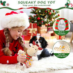 Christmas Dog Toy, Large Dog Toy, Tug of War Toys Dog Chew Toy, Squeaky Dog Toys, Durable Dog Toys for Small/Medium/Large Doys