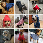 KOOLTAIL Basic Dog Hoodie - Soft and Warm Dog Hoodie Sweater with Leash Hole and Pocket, Dog Winter Coat, Cold Weather Clothes Sweatshirt for Small Medium Large Dogs Puppy Cat Boys Girls Grey S