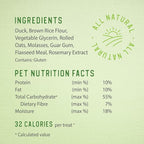 Caledon Farms Chewy Duck Sticks Dog Treats, No Additives, Preservatives Free, 7.8oz (pack of 1)