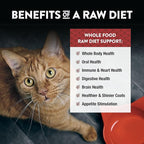 Northwest Naturals Freeze-Dried Beef & Trout Cat & Kitten Food – Bite-Sized Nibbles – Healthy, Limited, Human-Grade Ingredients, All-Natural, High-Protein Diet – Complete & Balanced, 11 oz (Pack of 3)